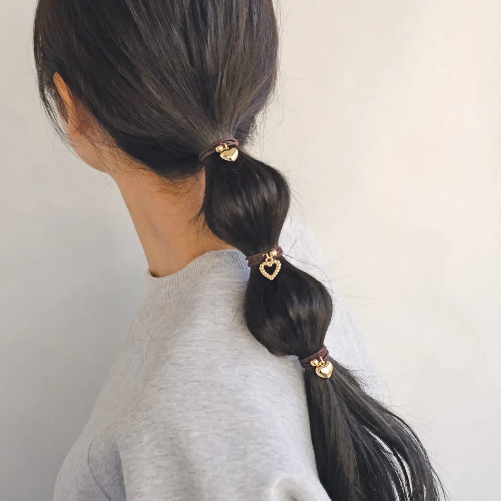 Heart Hair Tie Set
