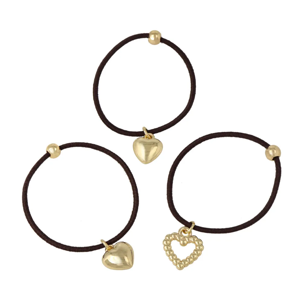 Heart Hair Tie Set