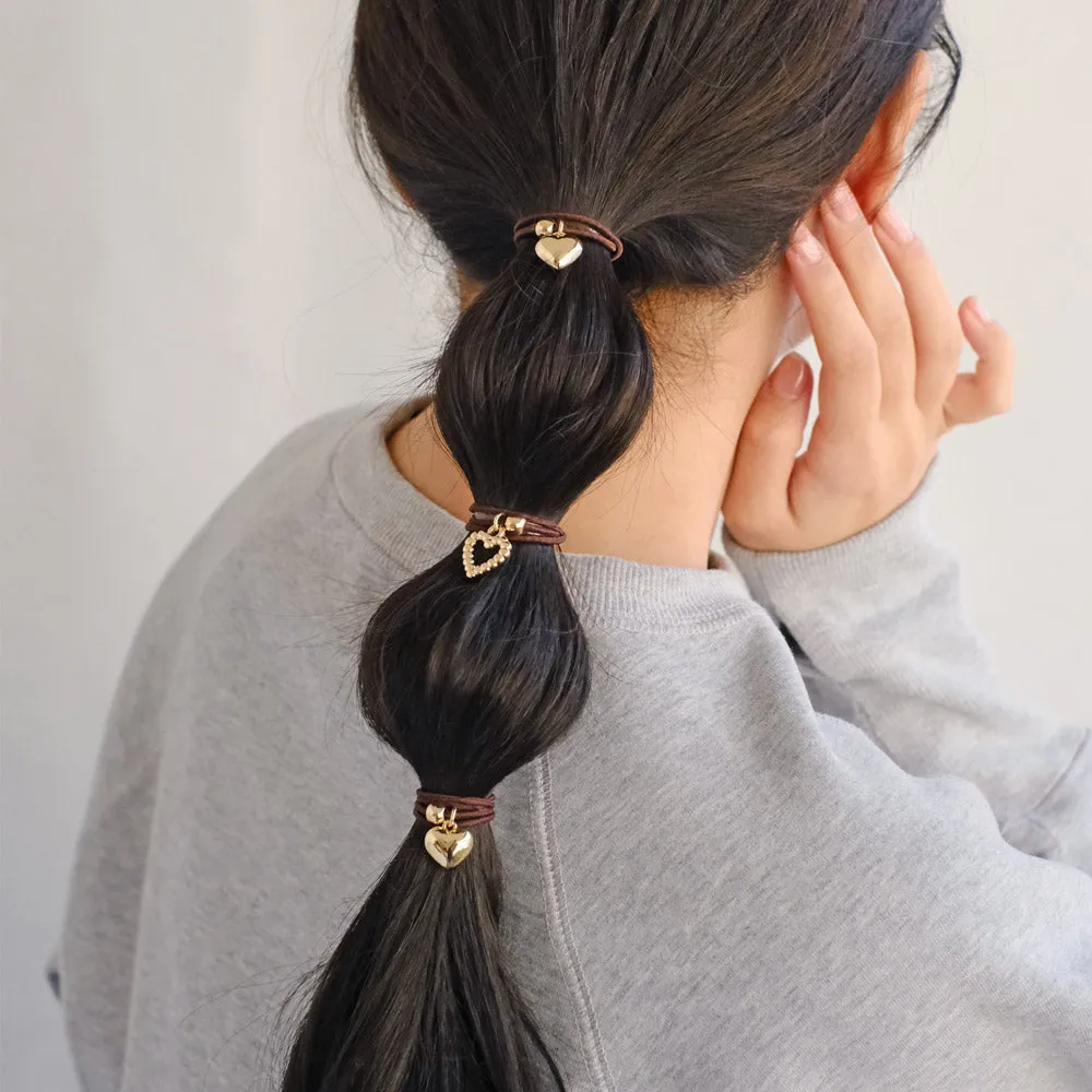 Heart Hair Tie Set