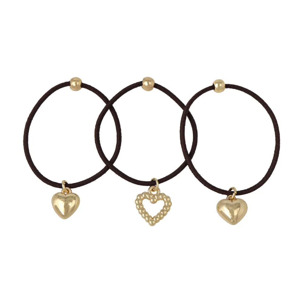 Heart Hair Tie Set