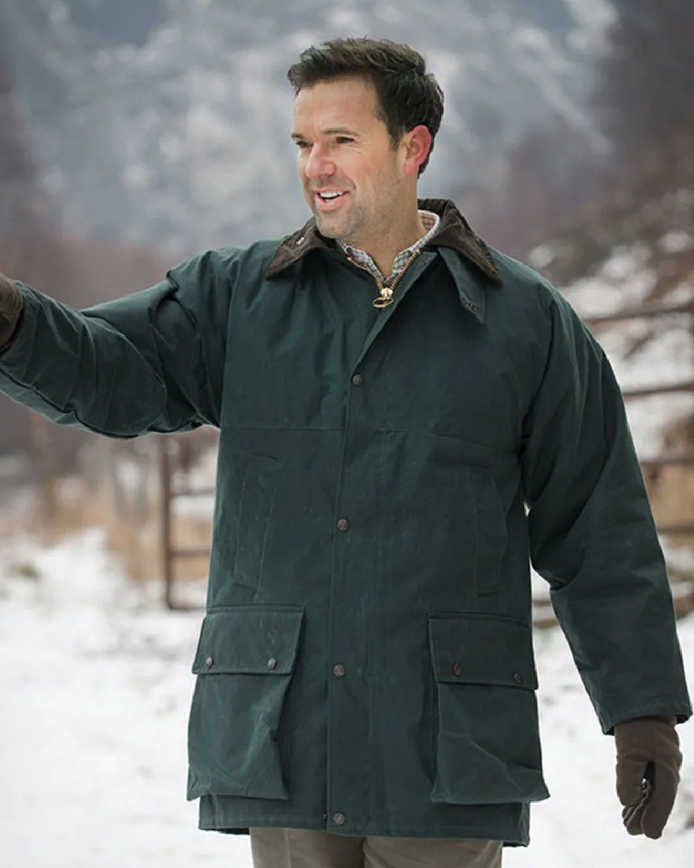 Hoggs of Fife Padded Waxed Jacket