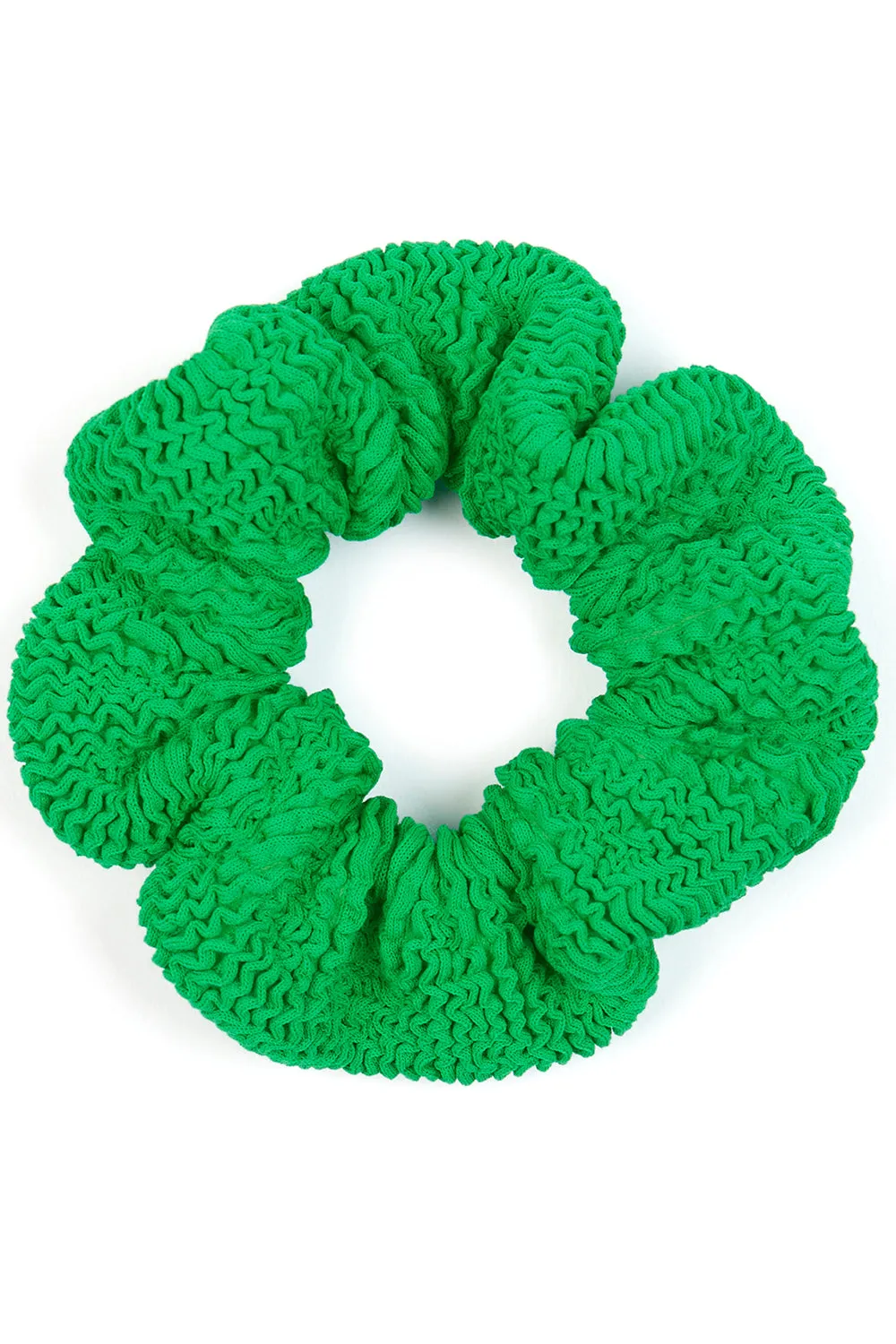 Hunza G Hair Scrunchie in Emerald
