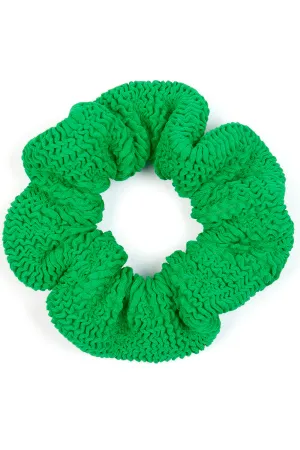 Hunza G Hair Scrunchie in Emerald