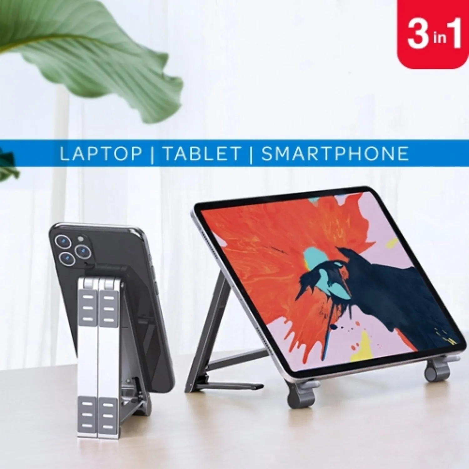 iHip 3 in 1 Laptop, Tablet and Smartphones Stand