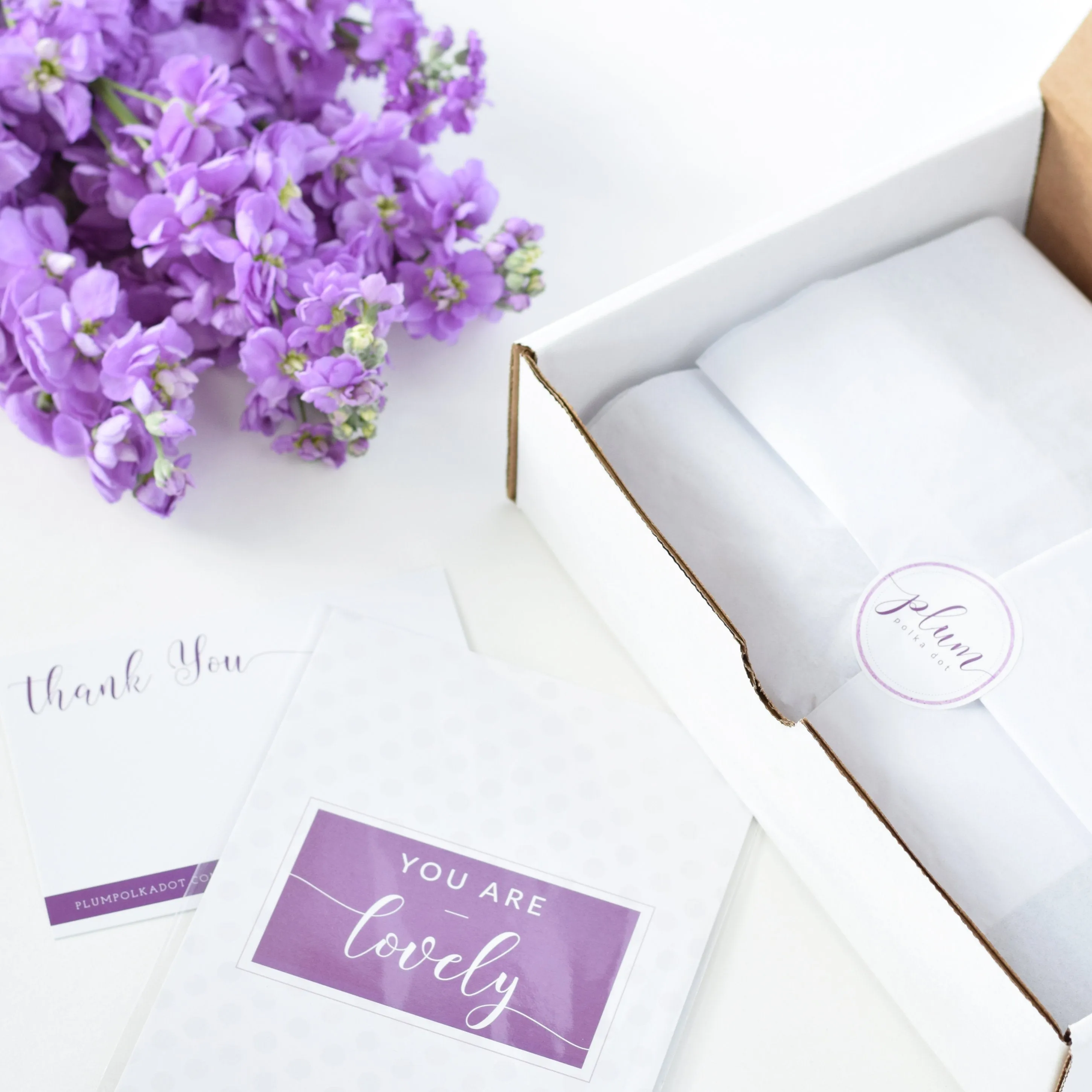 It's a Girl Grey and Purple Baby Shower Favors, Hair Ties