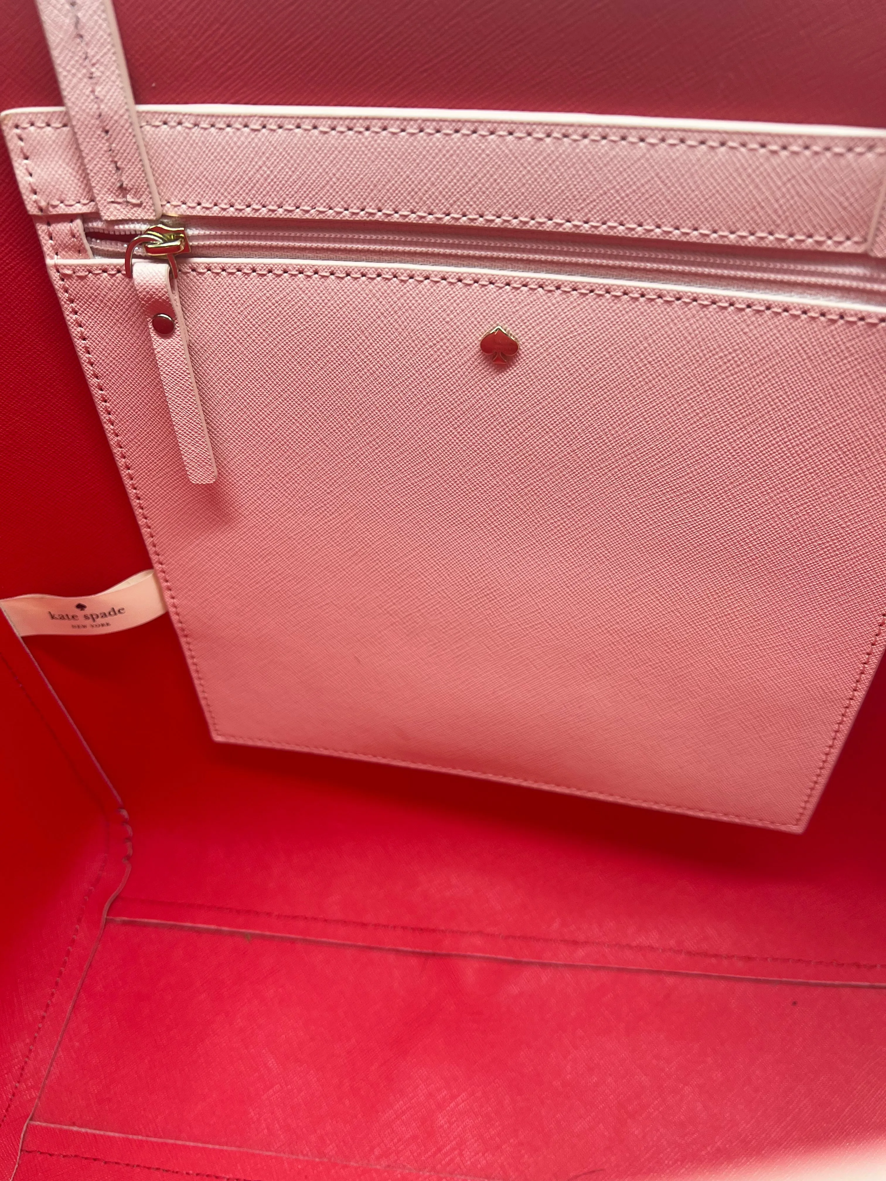 Kate Spade Pink Hallie 'Skirt The Rules' Perforated Tote