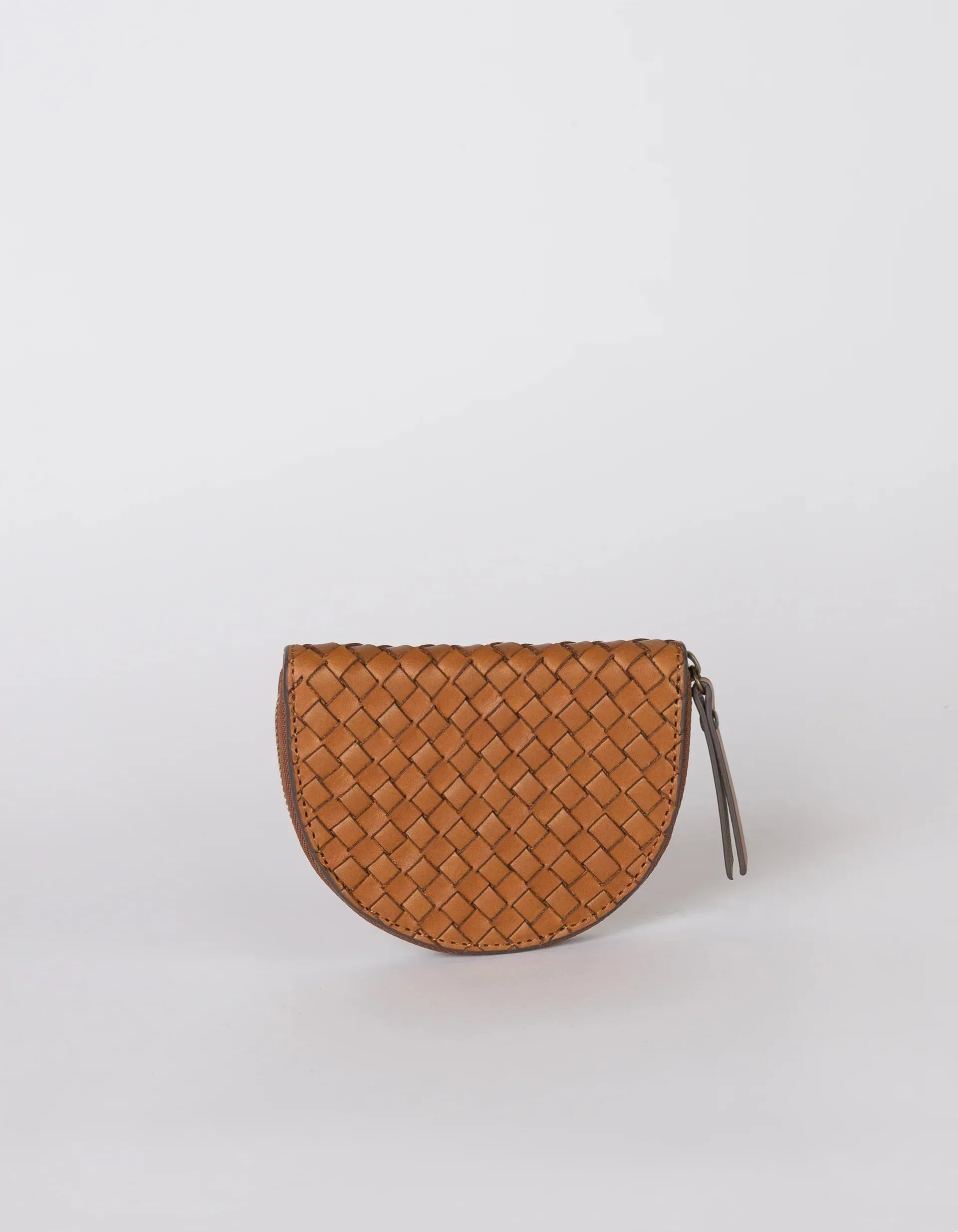 Laura Woven Leather Coin Purse