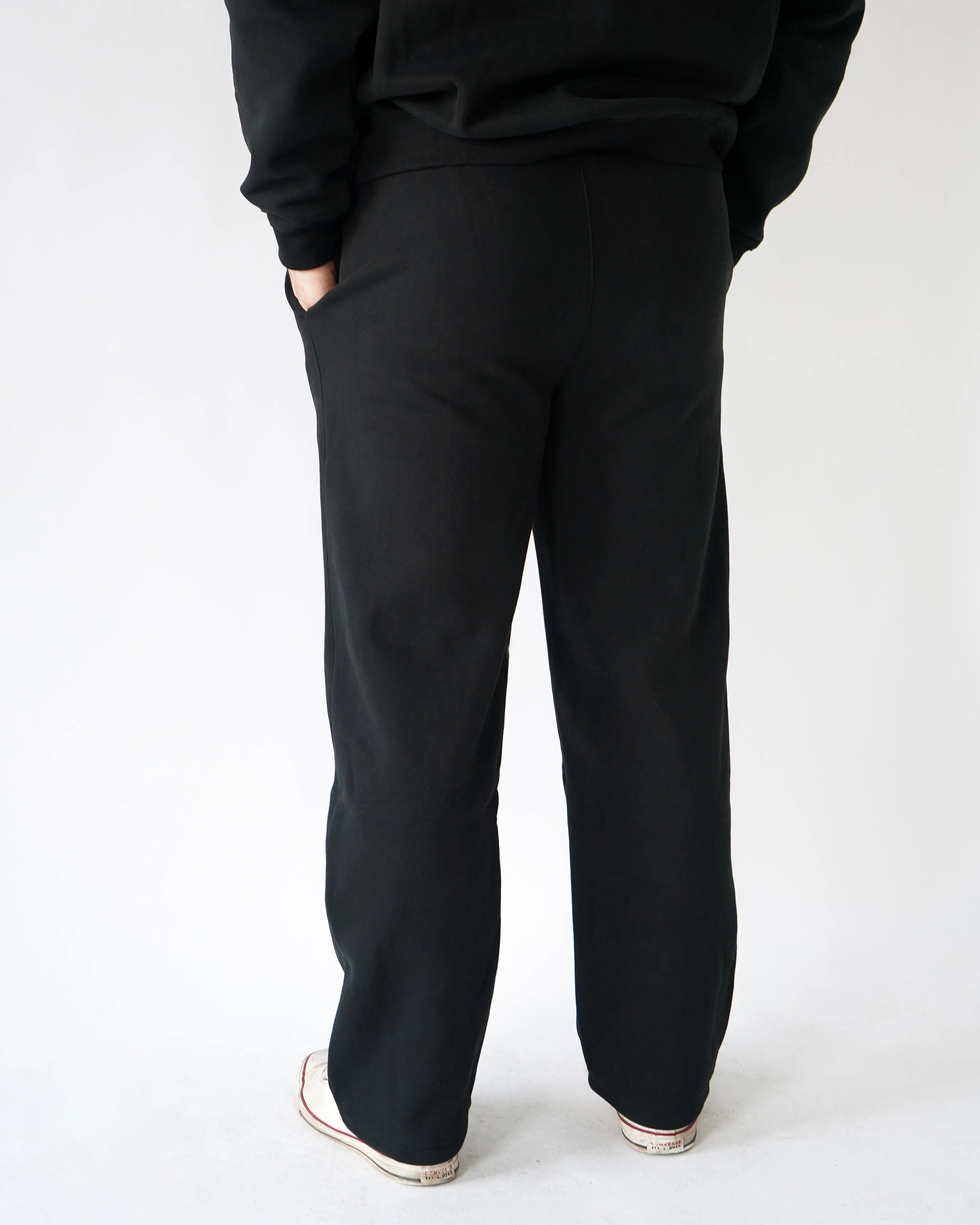 Legacy Straight-leg Sweatpants - Black