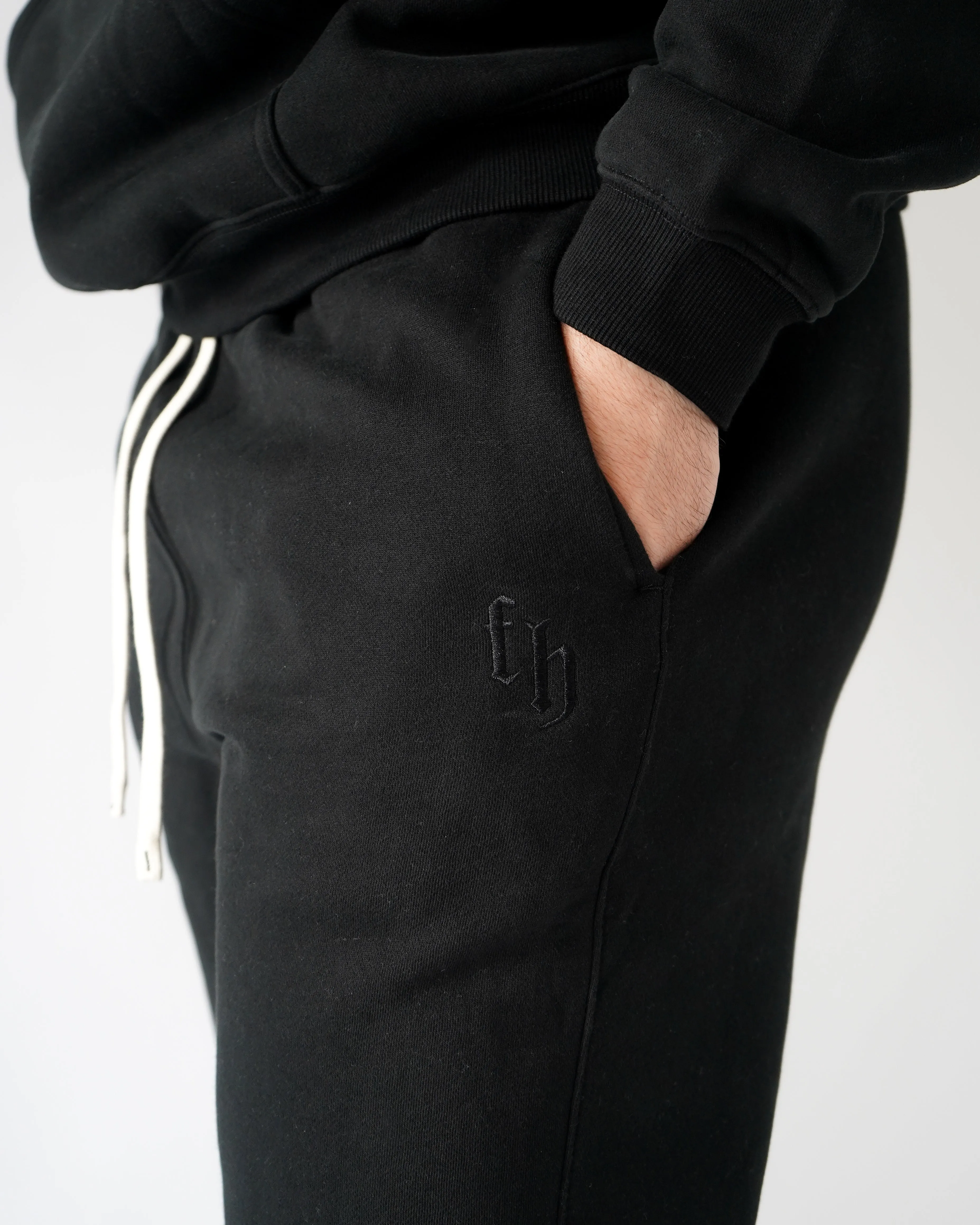 Legacy Straight-leg Sweatpants - Black