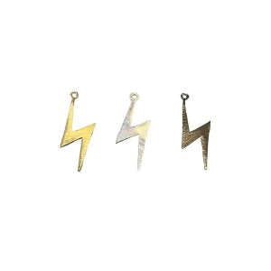 Lightning Bolt Findings | Plated Copper Components For Jewelry Making