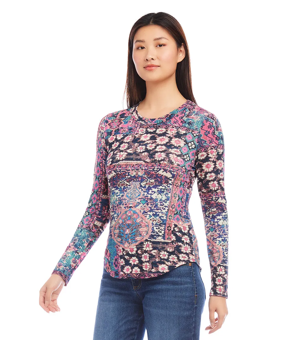 Long Sleeve Crew Neck Top