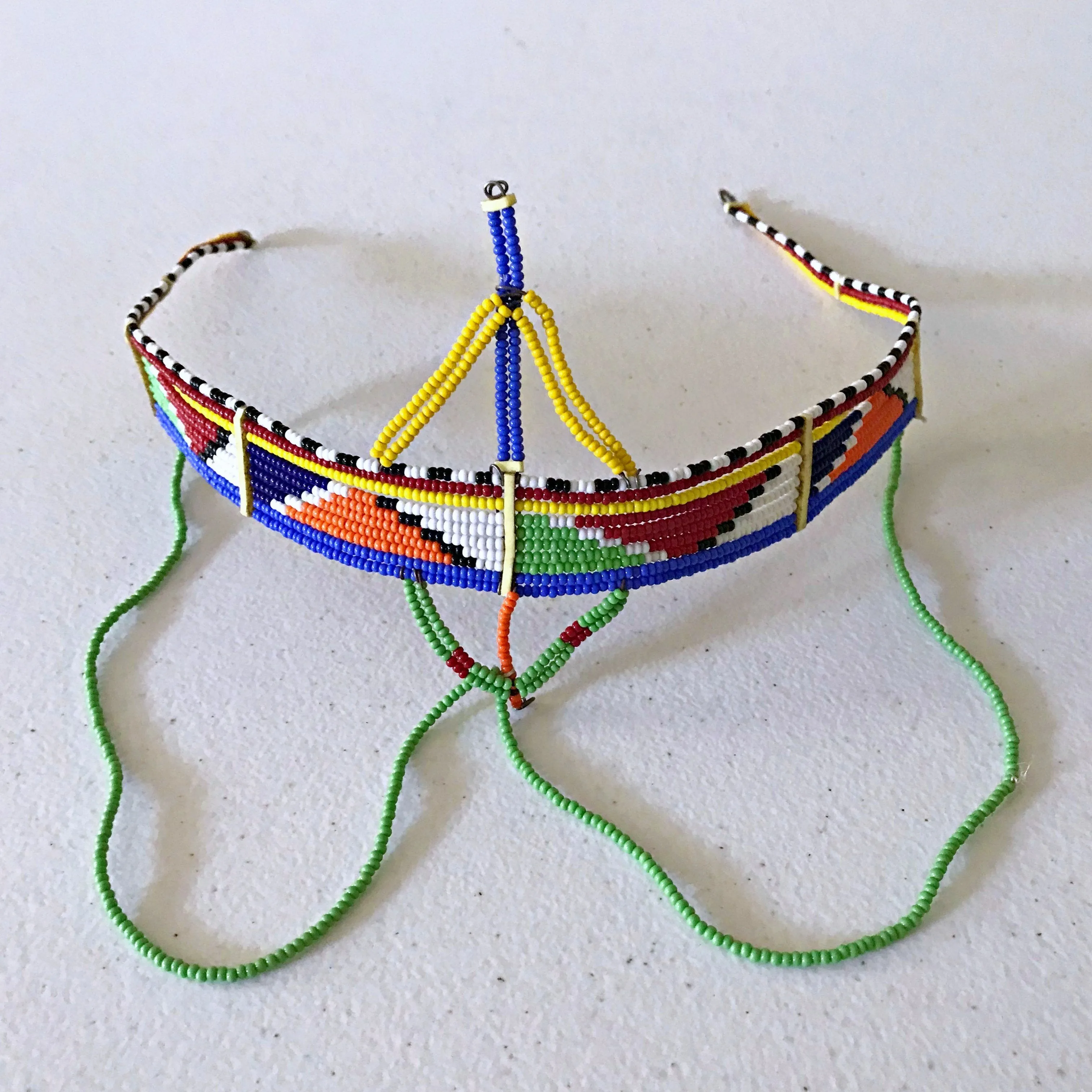 Maasai Beaded Forehead Jewelry