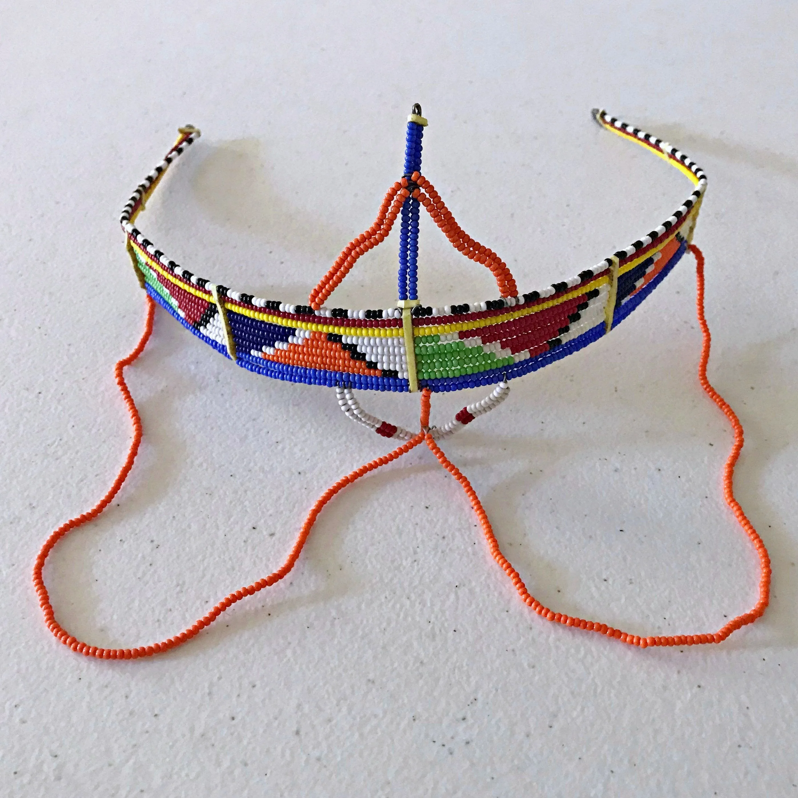 Maasai Beaded Forehead Jewelry