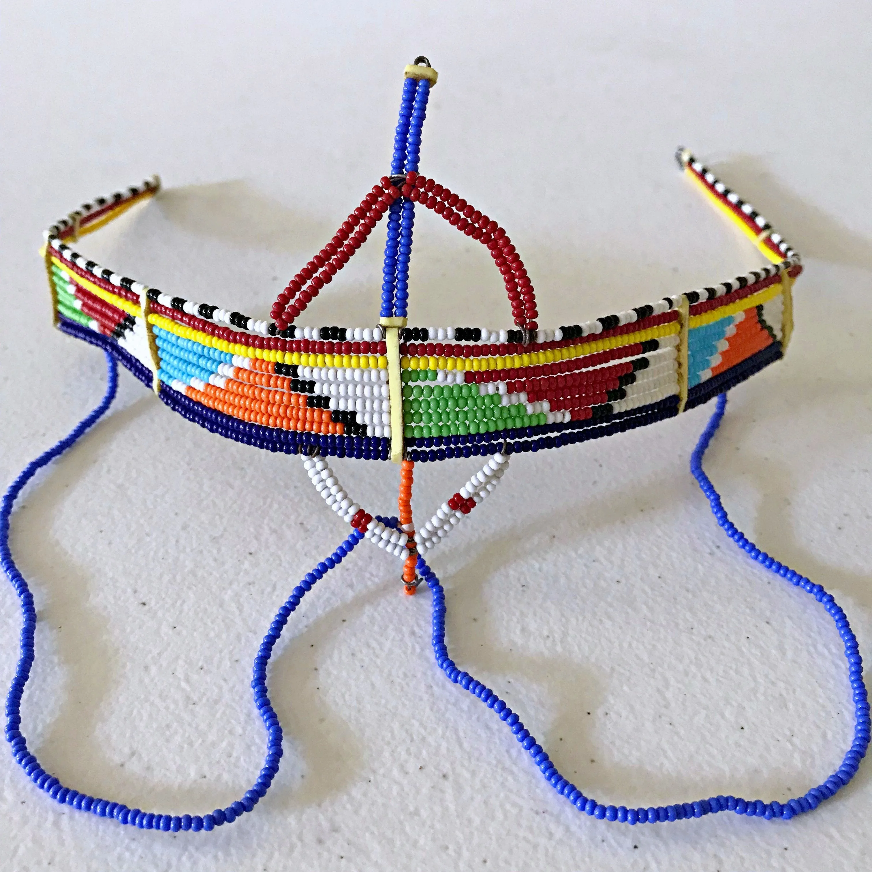 Maasai Beaded Forehead Jewelry