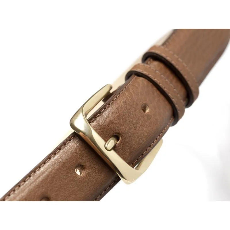 MacKenzie & George Marlborough Cartridge Cap Belt - Oak