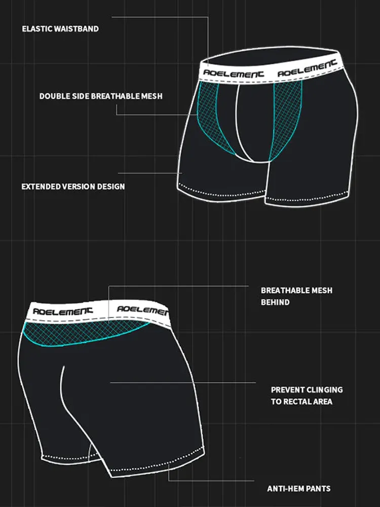 Men's Modal Sport Performance Boxers Briefs