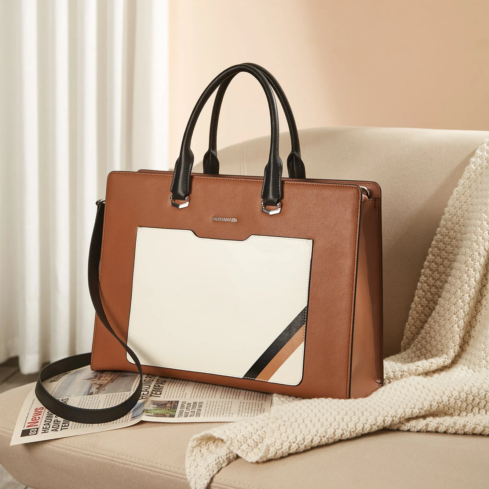 Mizuki Laptop Briefcase For Ladies — Luxury
