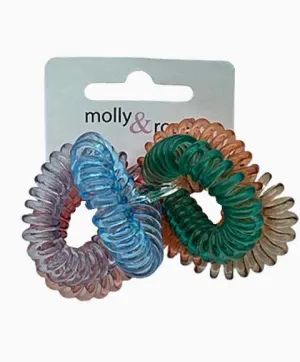 Molly And Rose Telephone Small Muted Assorted Elastics 7970