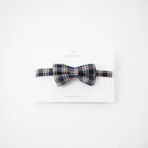 Navy Plaid | Bow Tie