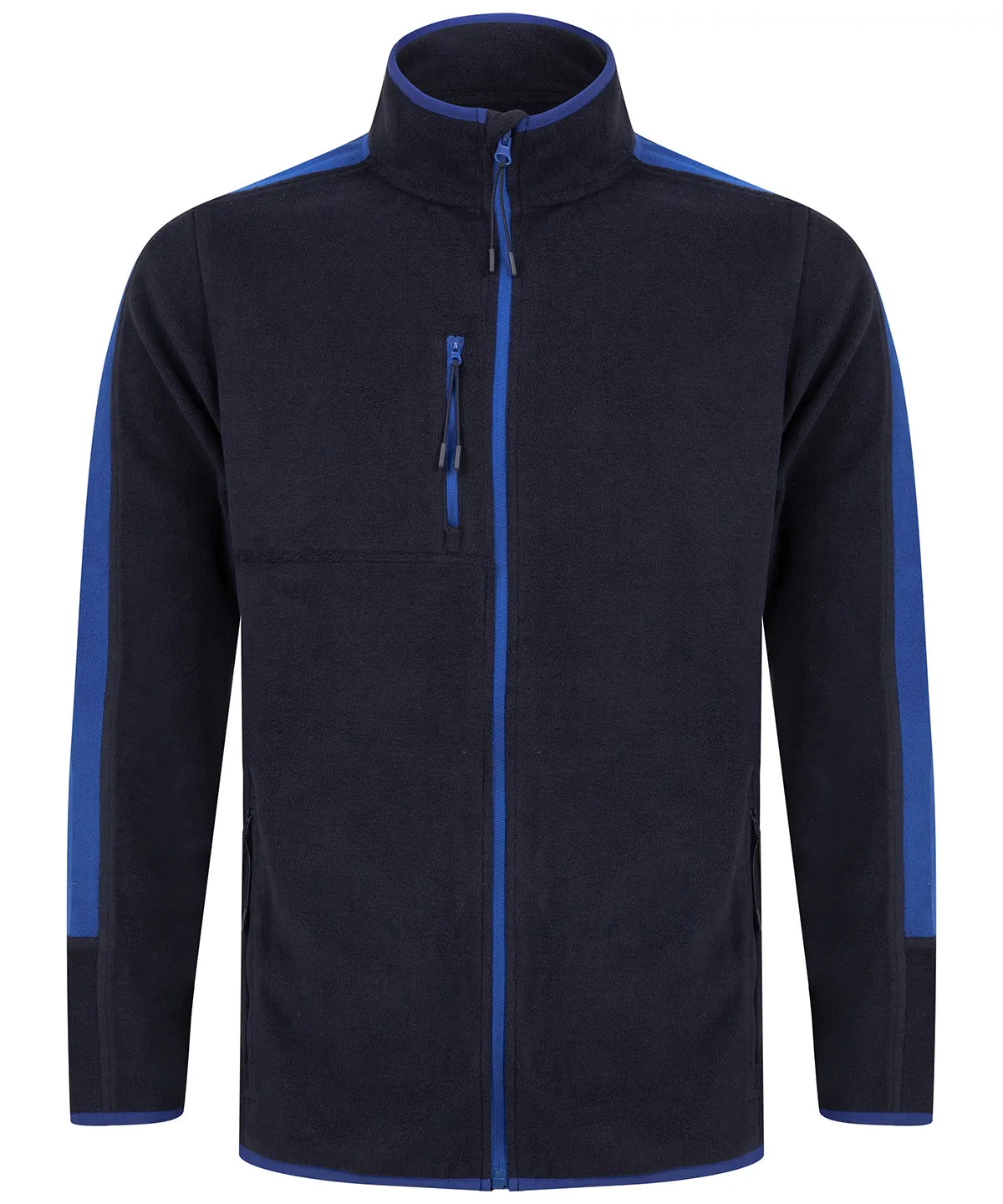 Navy/Royal - Unisex microfleece jacket