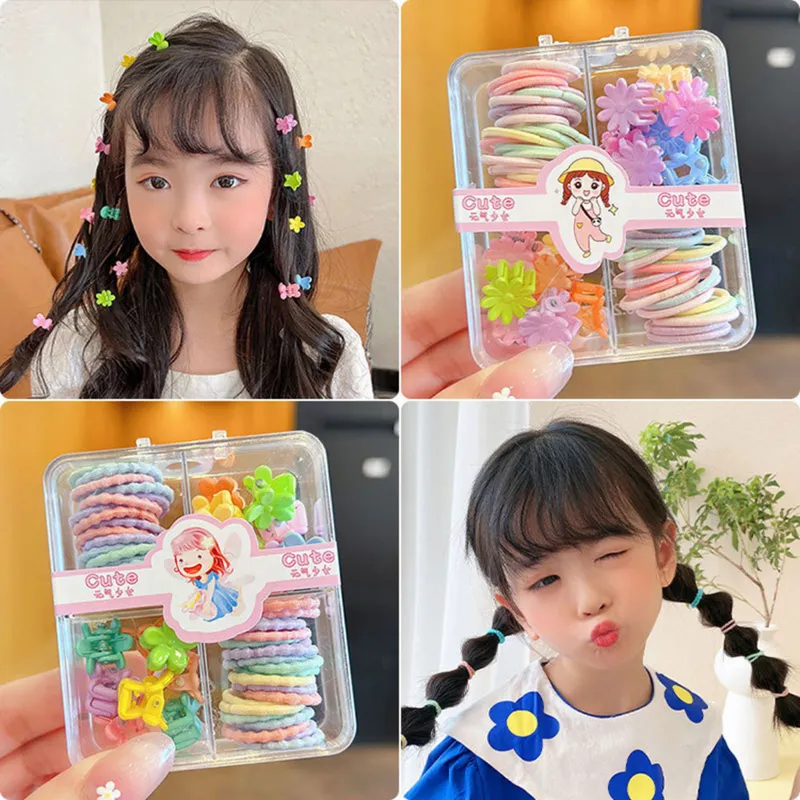 New Sweet Cute Children's Small Hair Rubber Band, Baby Clip Barrettes