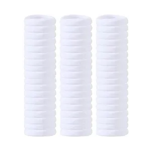 Nylon Elastic Rubber Band Seamless Hair Band (White) - 72 Pcs