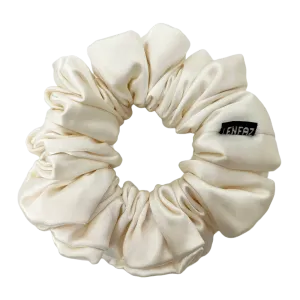 Ocean Pearl Satin Silk Scrunchie