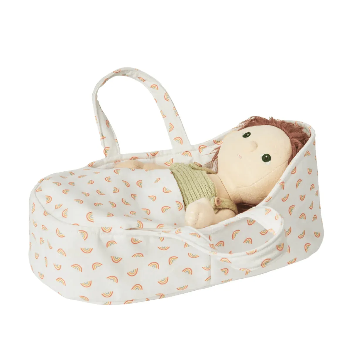 Olli Ella - Dinkum Dolls Carry Cot Rainbow Print