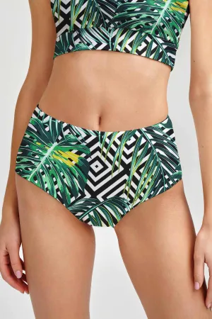 Palm Beach Cara Green High-Waist Hipster Bikini Bottom - Women