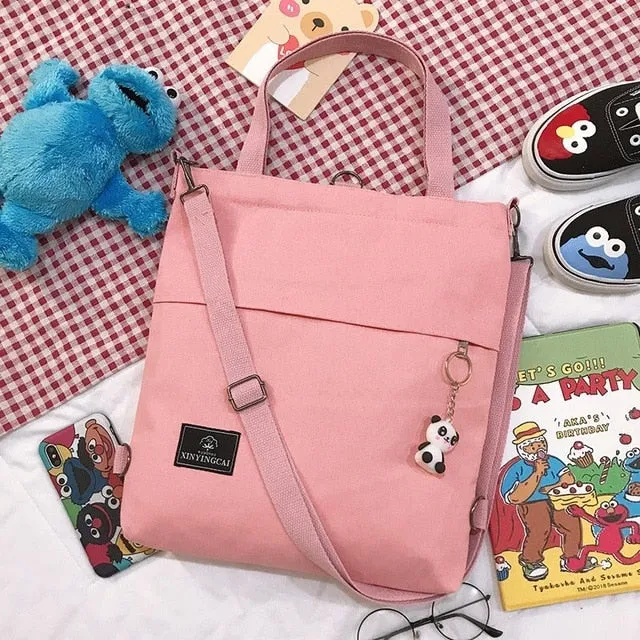 panda handbag leather