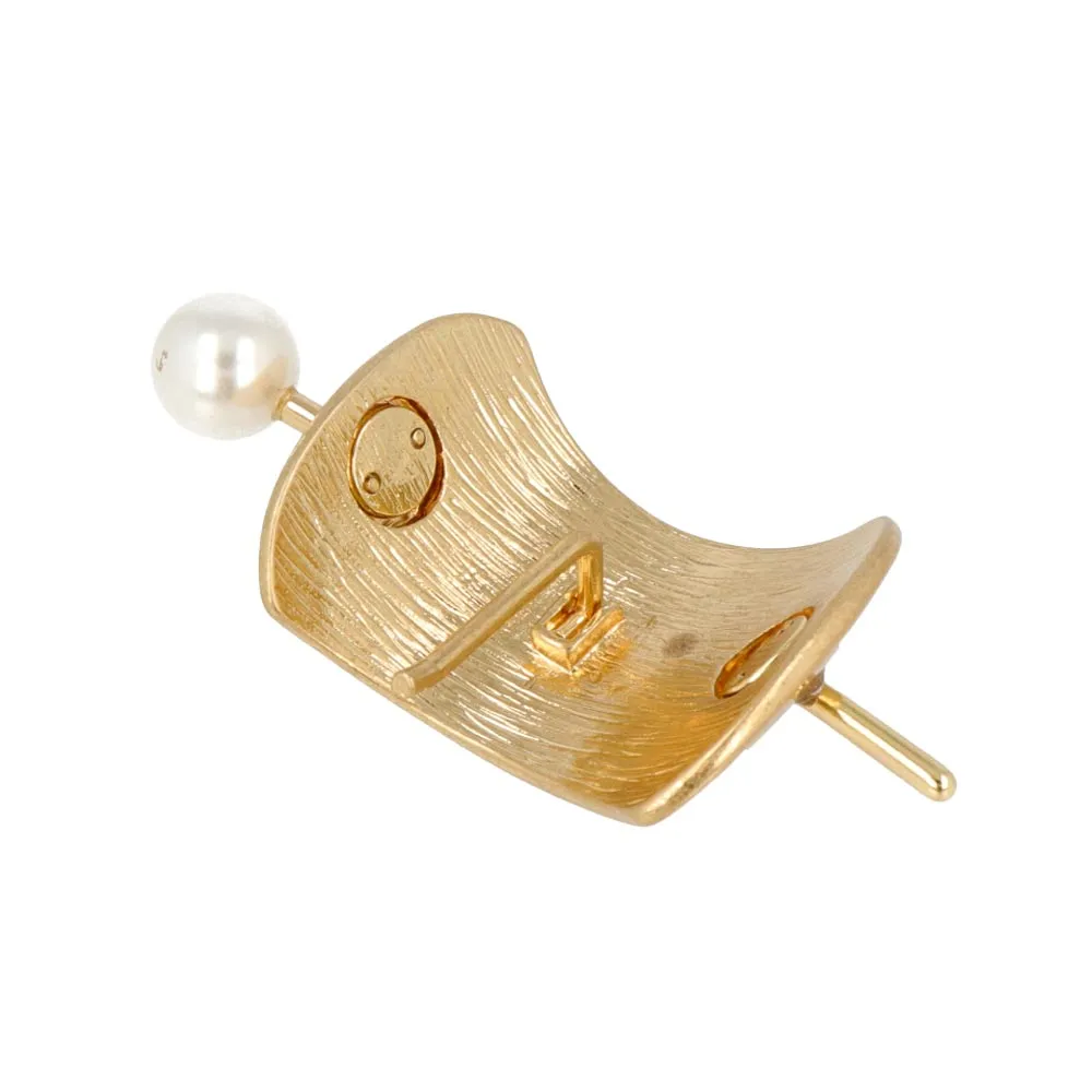 Pearl Stick Barrette Cuff