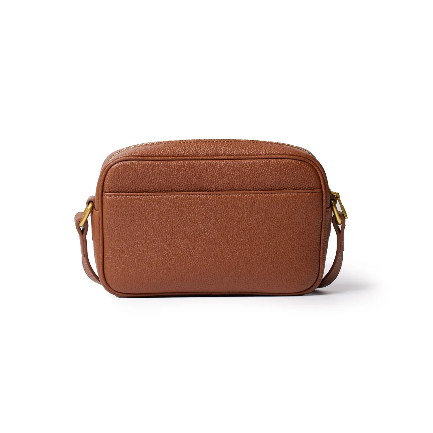 PEBBLE CAMERA BAG BROWN