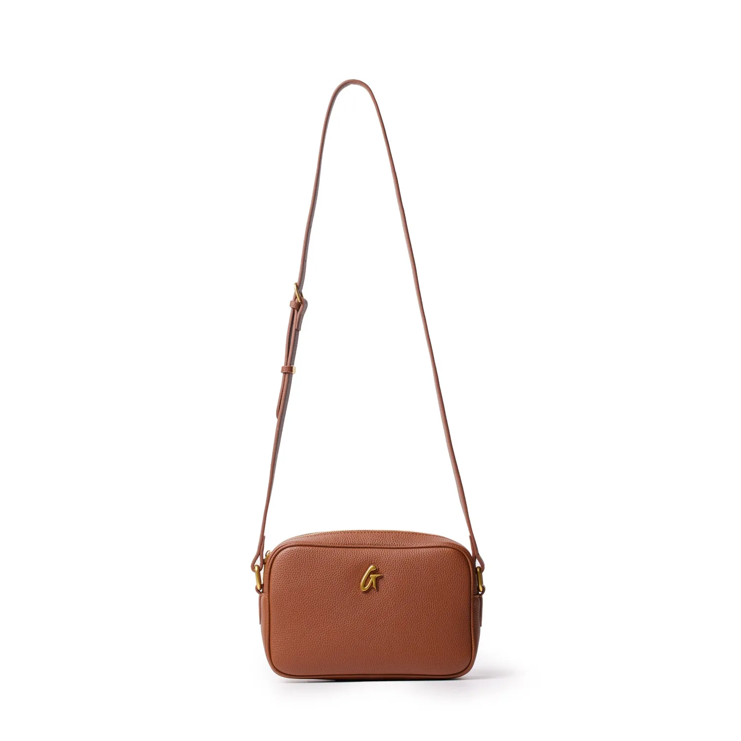 PEBBLE CAMERA BAG BROWN