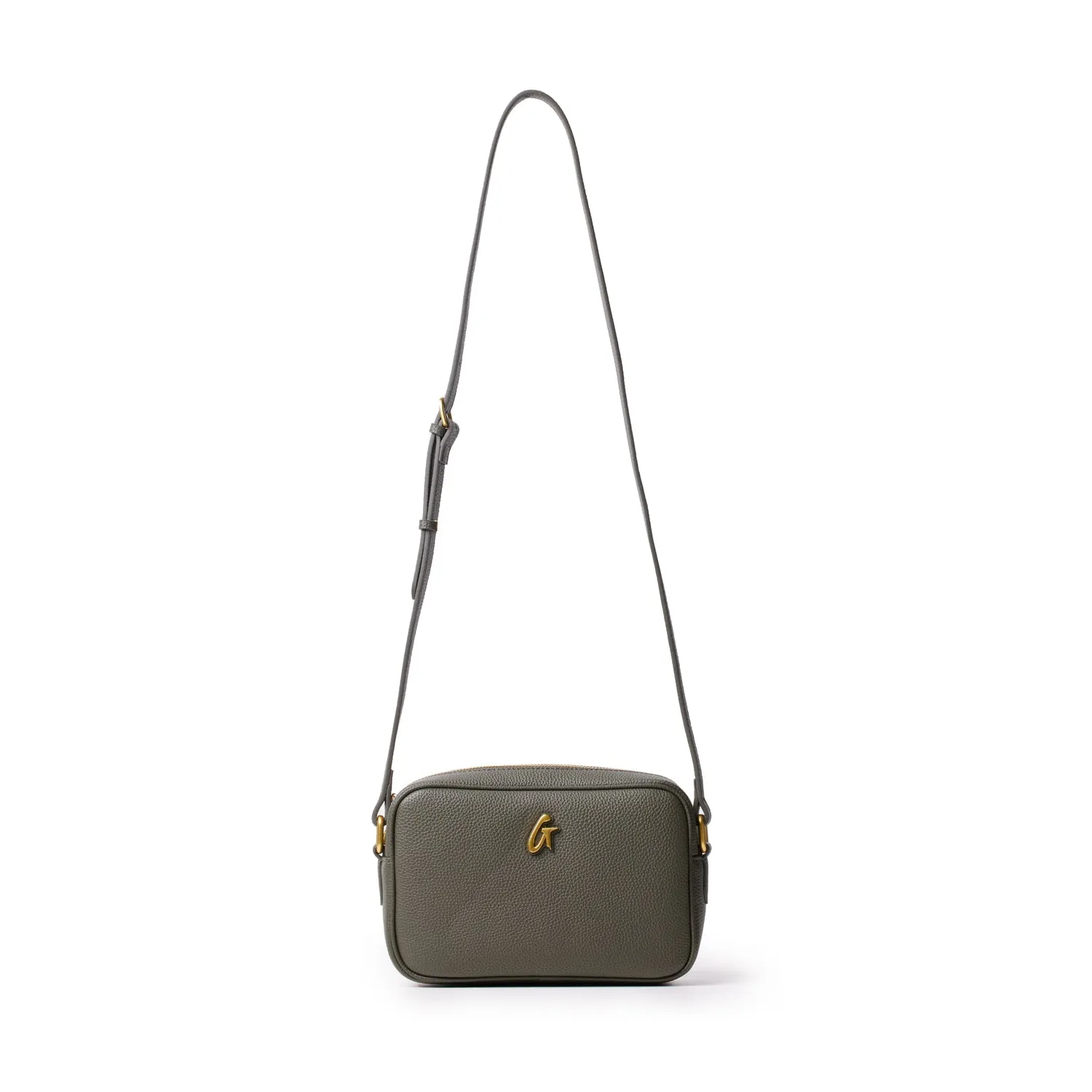 PEBBLE CAMERA BAG OLIVE GREEN