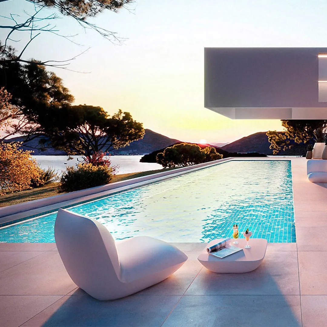 Pillow Coffee Table - Modern Pool & Patio Furniture