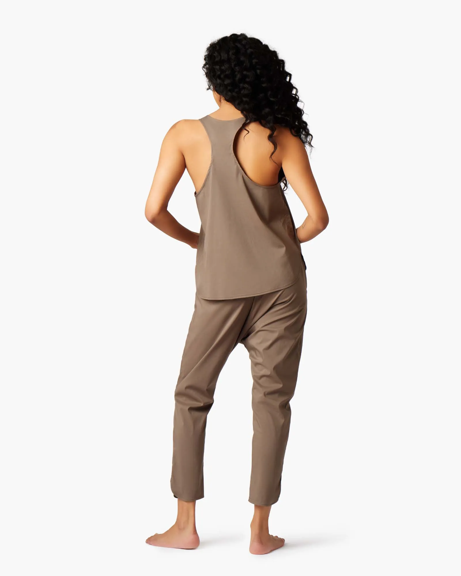 Poplin Tank - Khaki