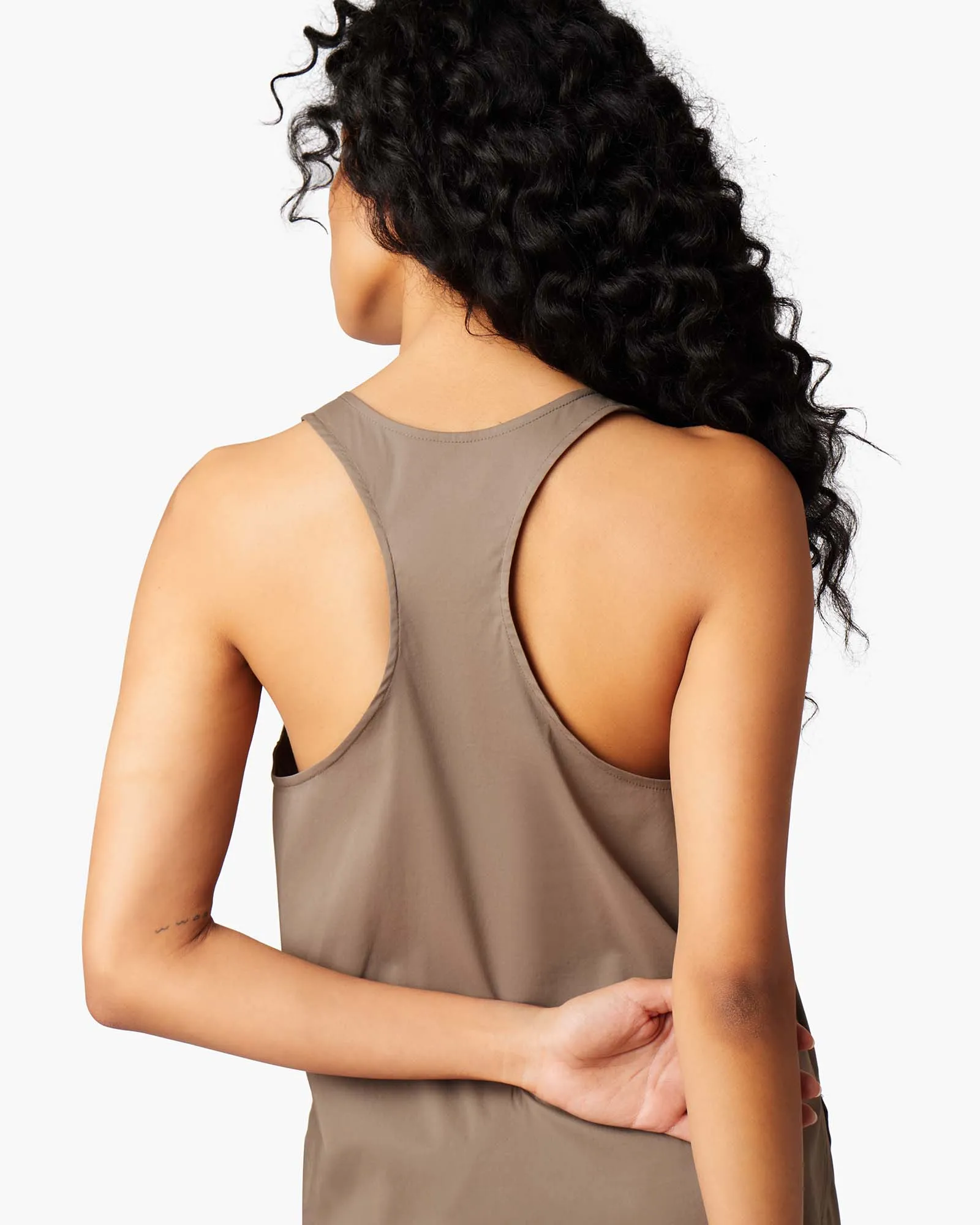 Poplin Tank - Khaki