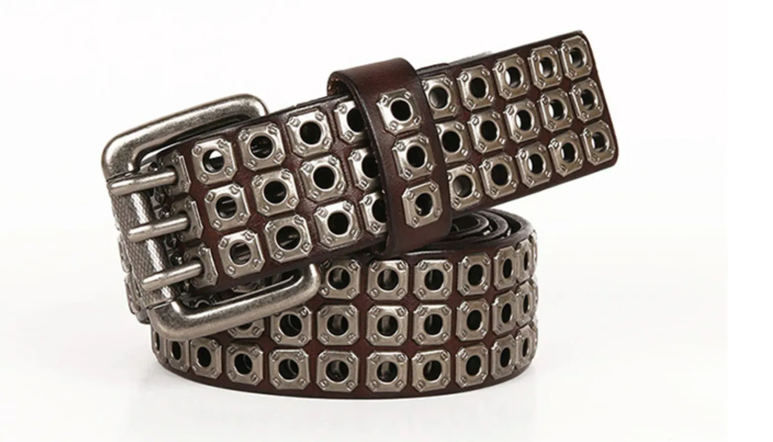 Punk Rivet Men Rock Style Belt