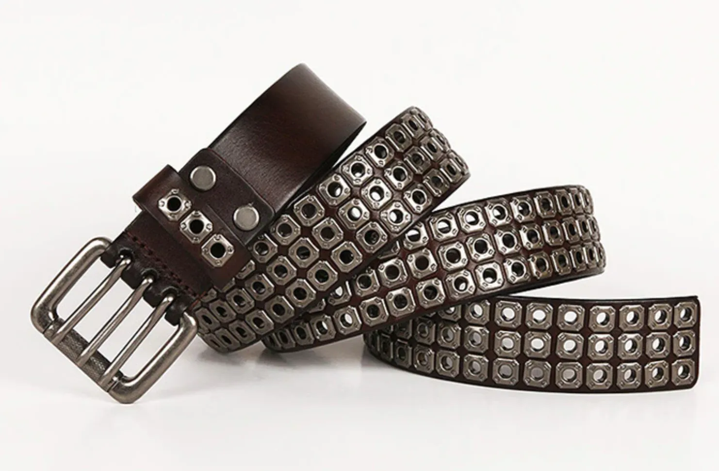 Punk Rivet Men Rock Style Belt