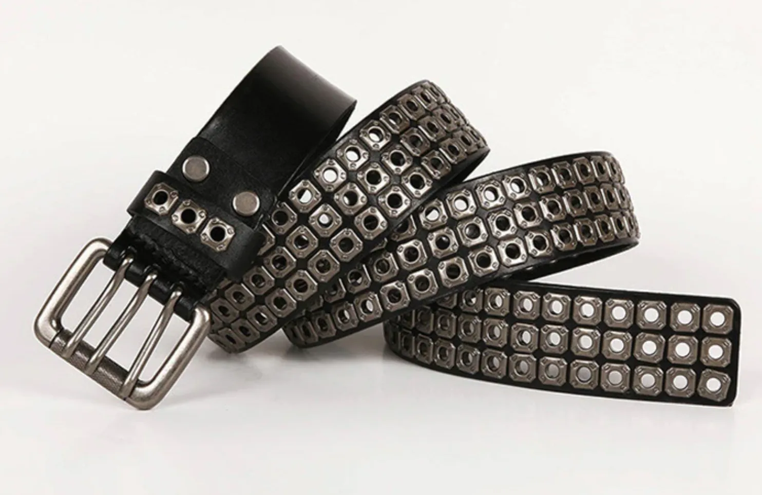 Punk Rivet Men Rock Style Belt