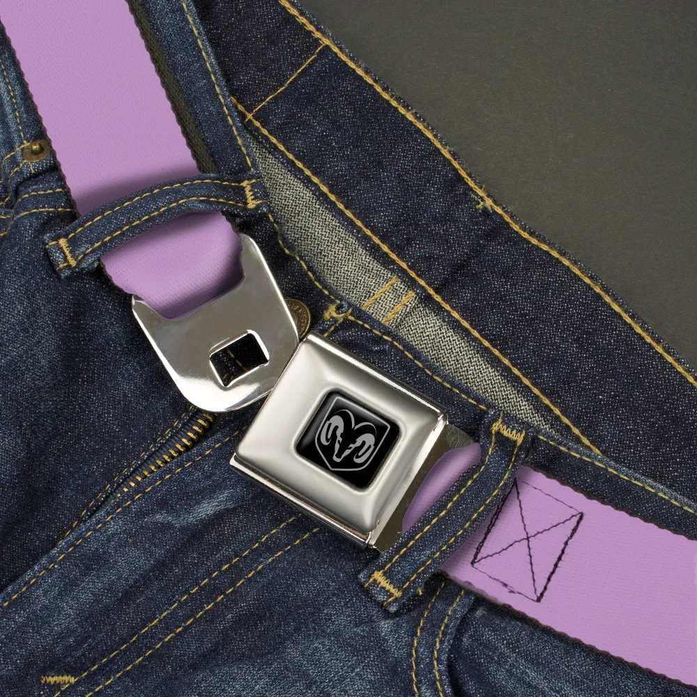 Ram Seatbelt Belt - Lavender Webbing