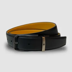 Reversible Belt Black/Yellow