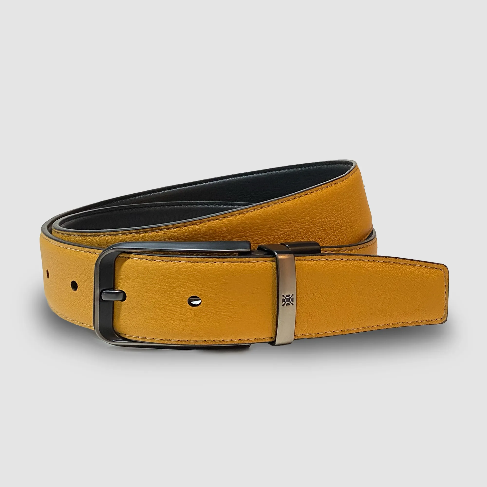 Reversible Belt Black/Yellow