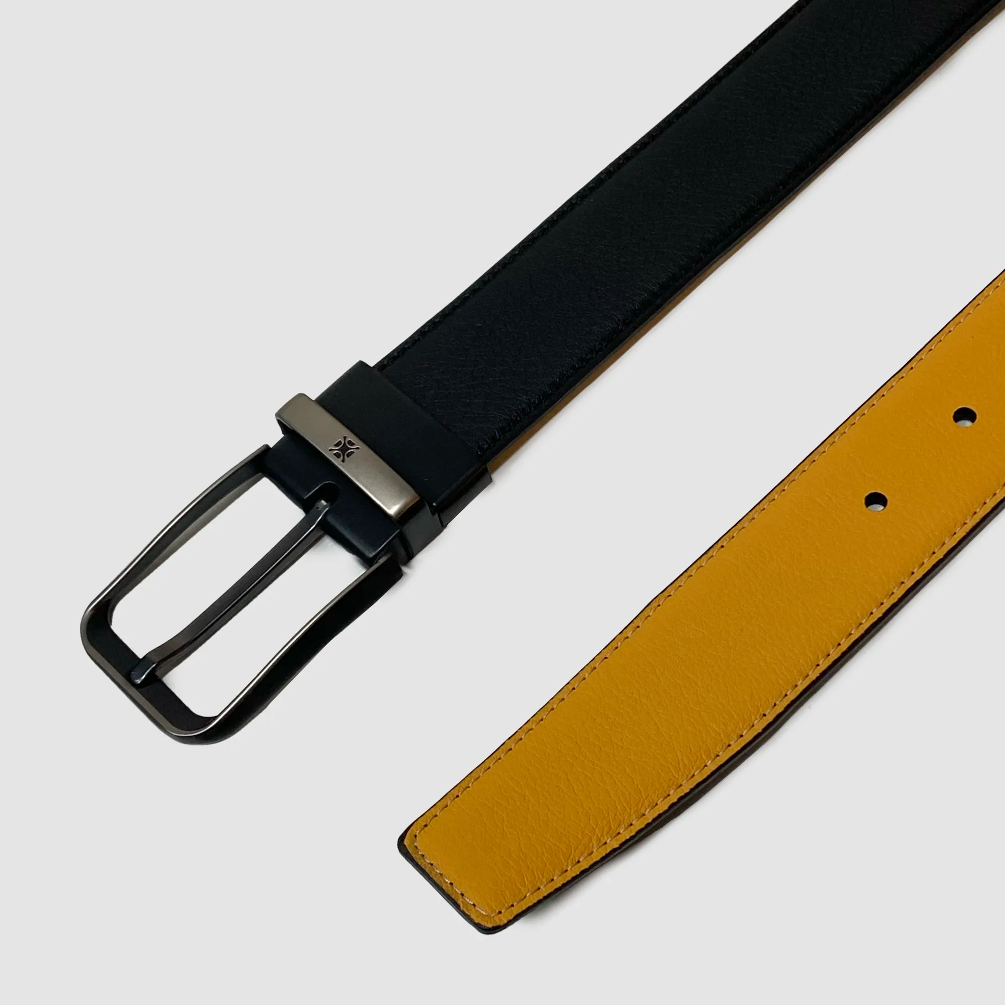 Reversible Belt Black/Yellow