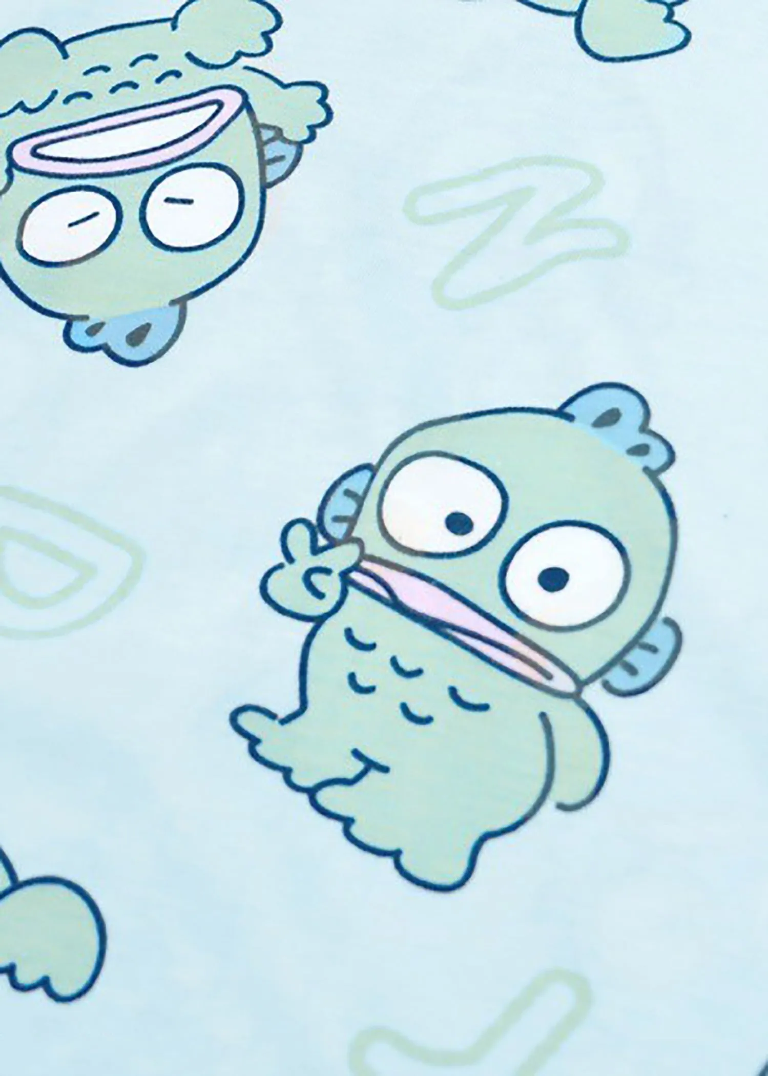 Sanrio Hangyodon Expression AOP Tee