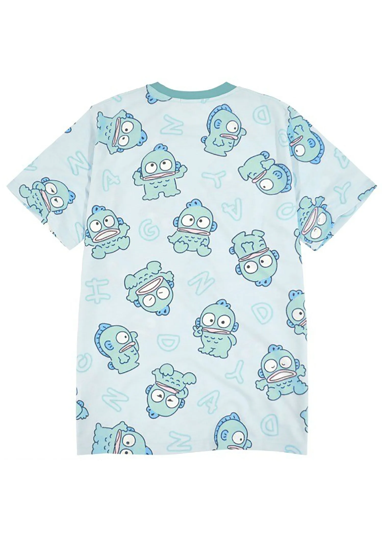 Sanrio Hangyodon Expression AOP Tee