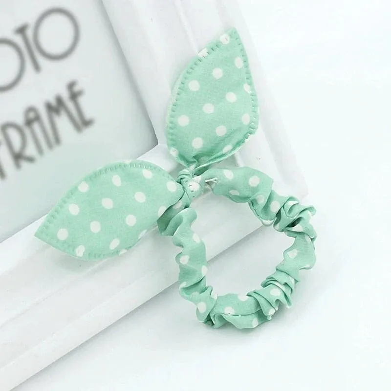 Scrunchies For Girls | Bunny Ear Hair Ties | Hair Ties For Girls and Women | Mommy and Me Hair Ties | Gifts for Girls