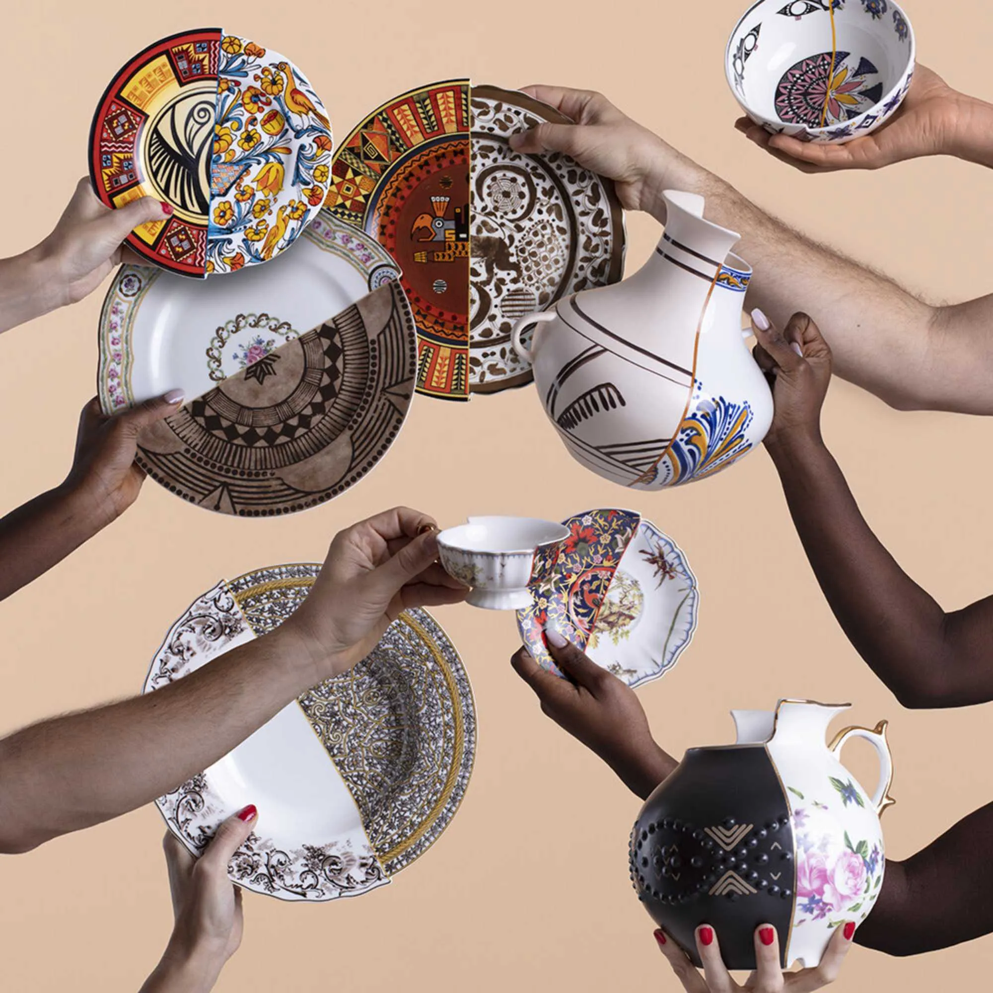 Seletti Hybrid fruit plate 20, nok
