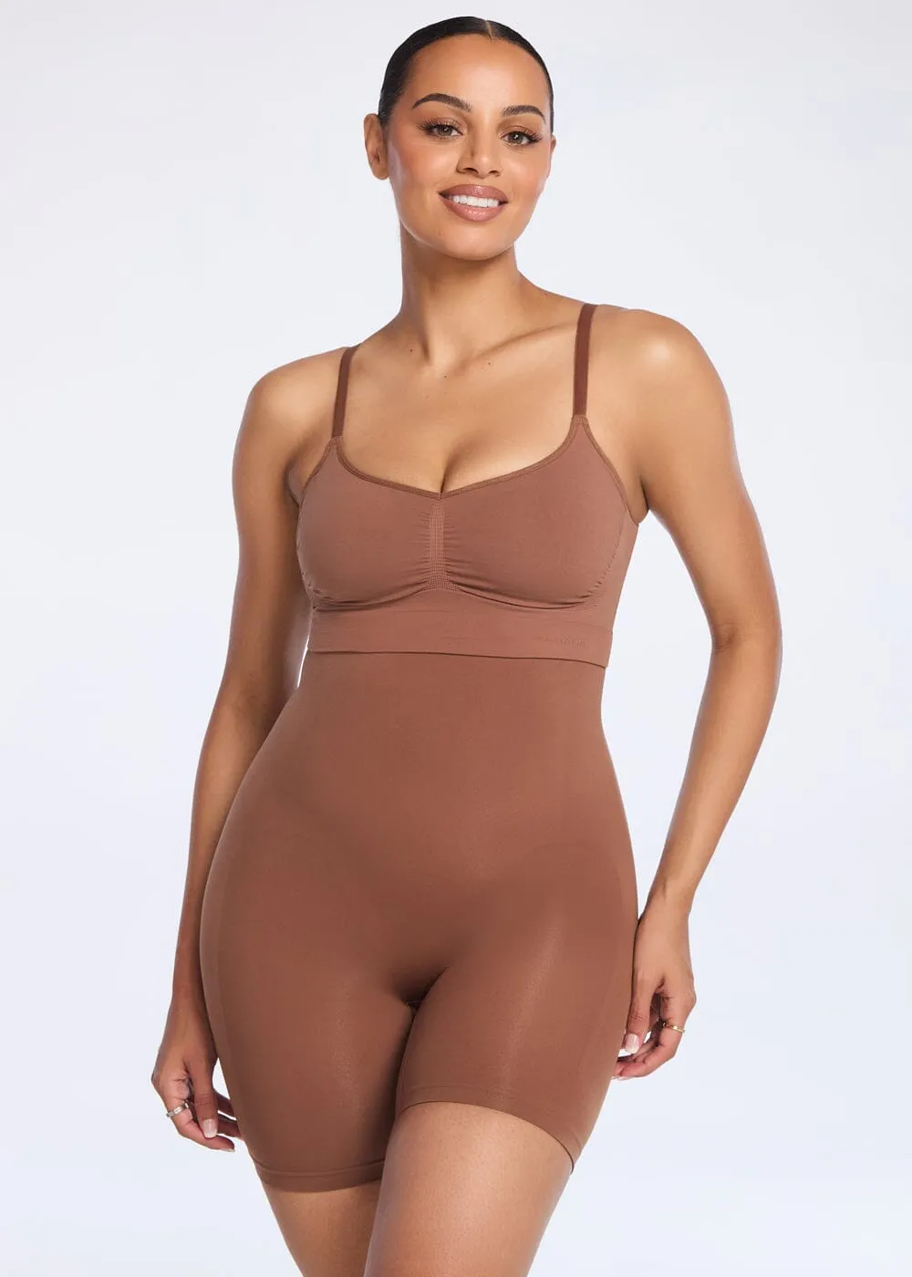 SmoothingSeamless Sculpting High-Waist Shorts