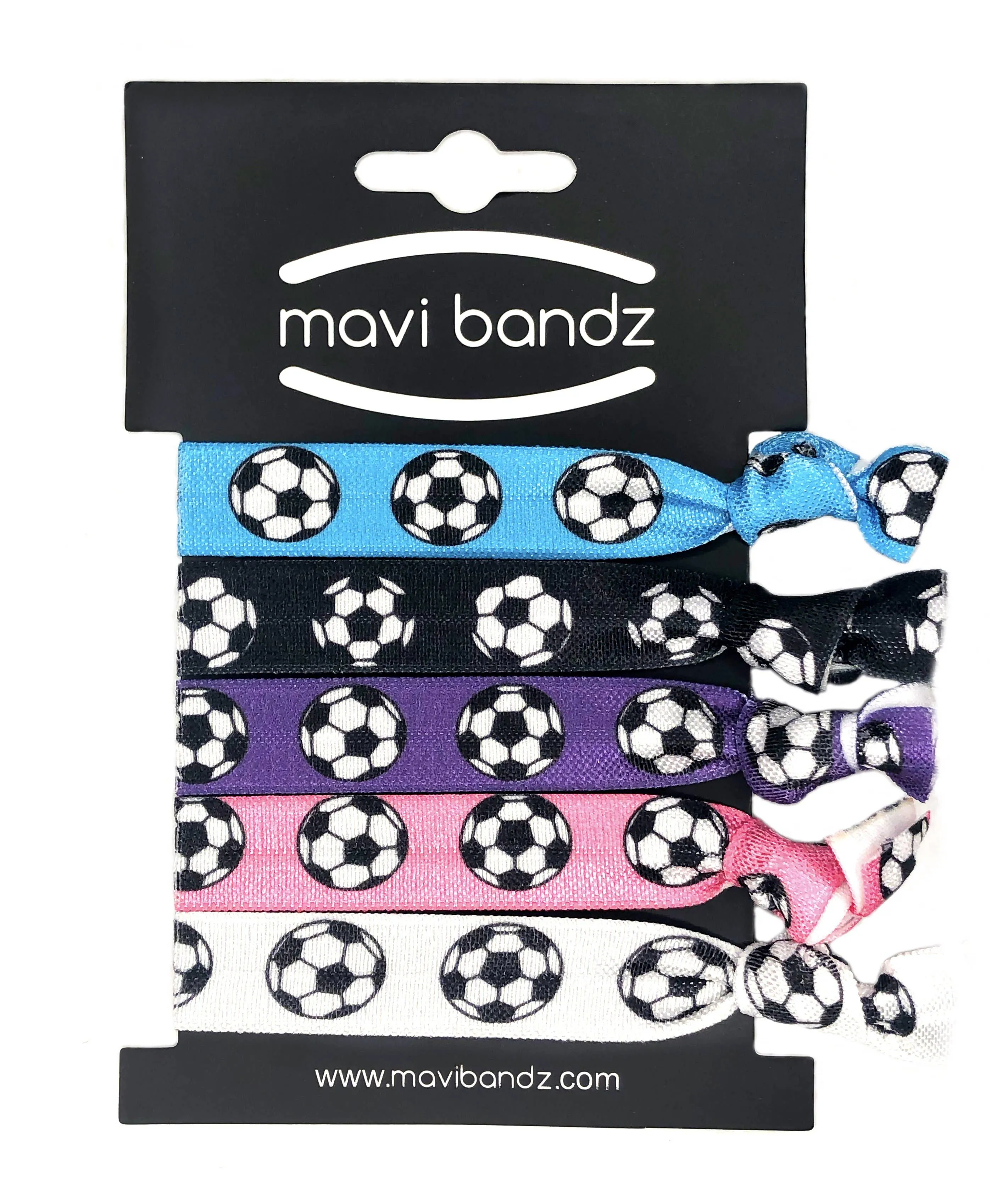 SOCCER Hair Ties Set 5